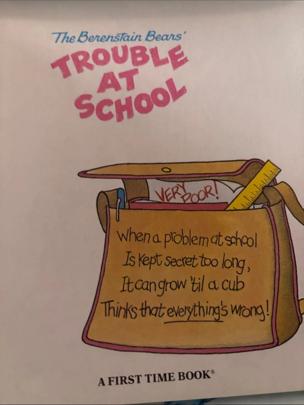 The Berenstain Bears trouble at school